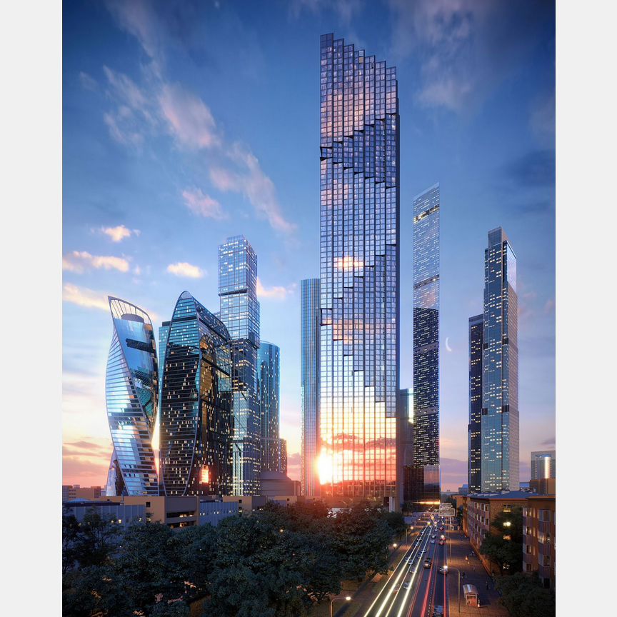 1-к. квартира, 54,2 м², 13/85 эт.