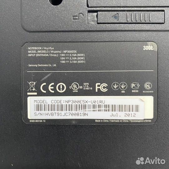 Ноутбук Samsung np300e5x (7421)