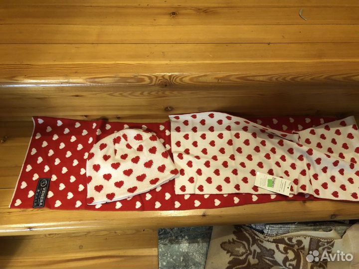 Комплект шапка и шарф женский