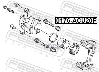 Поршень тормозного суппорта 0176-ACU20F