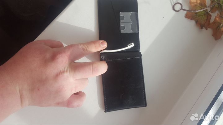 Кошелек мужской кожаный