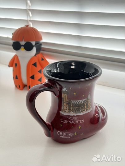 Кружка- сапожок рождественская