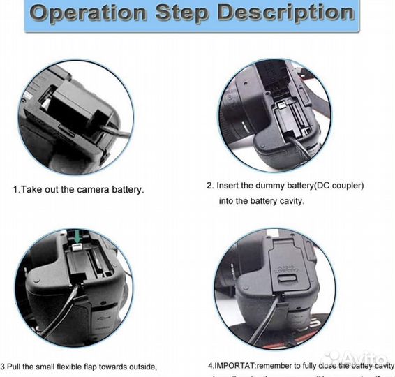 Сетевой адаптер аск-Е18 для Canon EOS 750D,760D