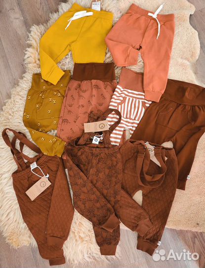 Штанишки и боди для мальчика 9-12мес
