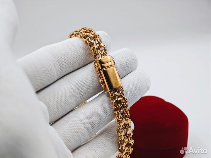 Новый золотой браслет Рамзес 41,5гр