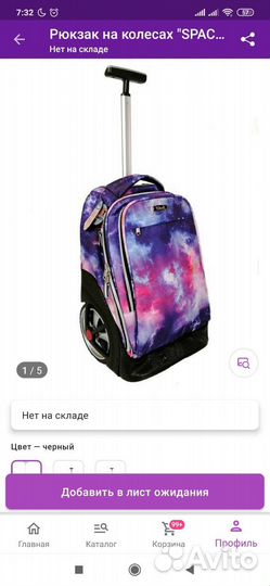 Рюкзак на колесах