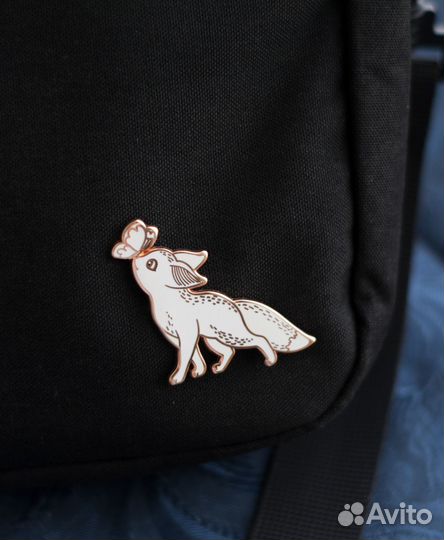 Авторская брошь Лисичка