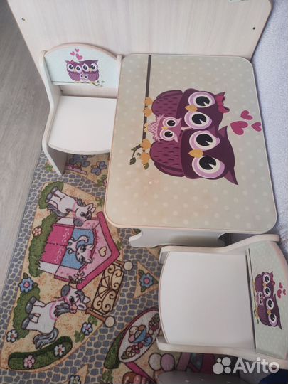 Детский стол и стул