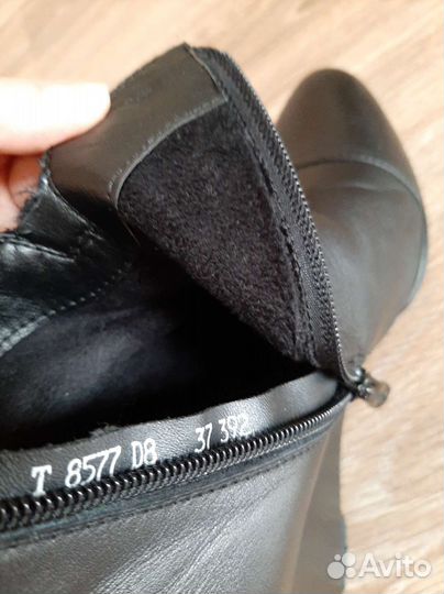 Ботинки кожаные