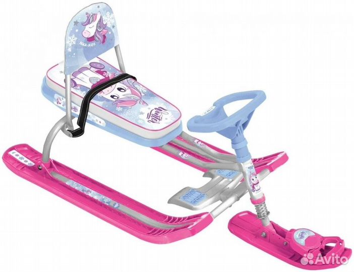 Снегокат с ручкой