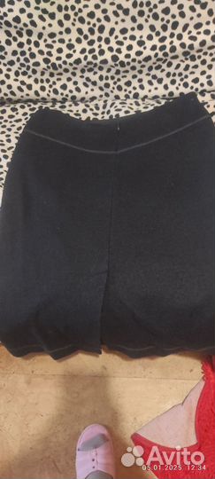 Юбка теплая драп 48-50р