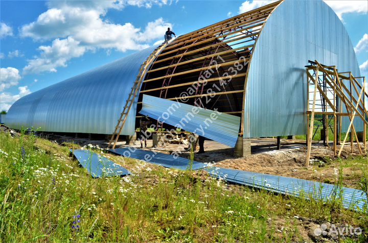 Ангар под ключ 518 м2