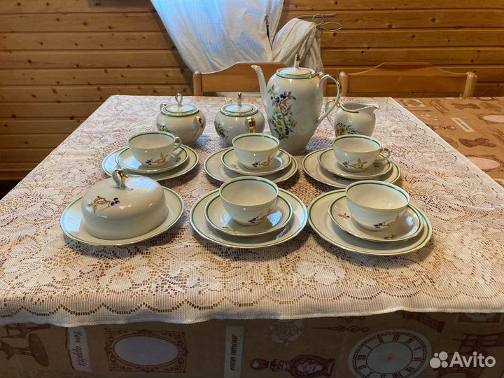 Чайный сервиз фарфор гдр