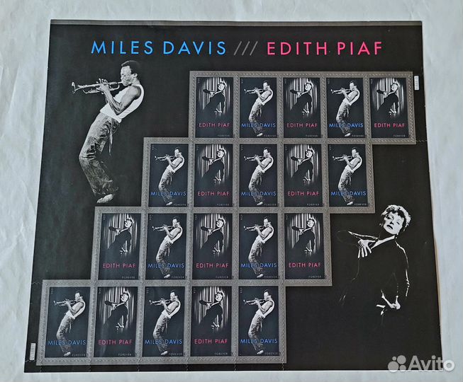 Марки коллекционные США Франция