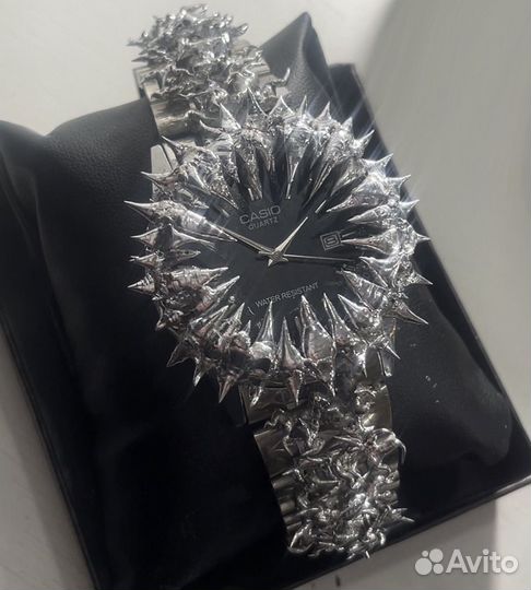 Часы casio кастом олово alabster