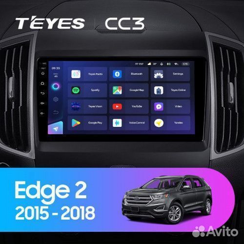 Магнитола Teyes CC3 Ford Edge 2 (2015-2018)