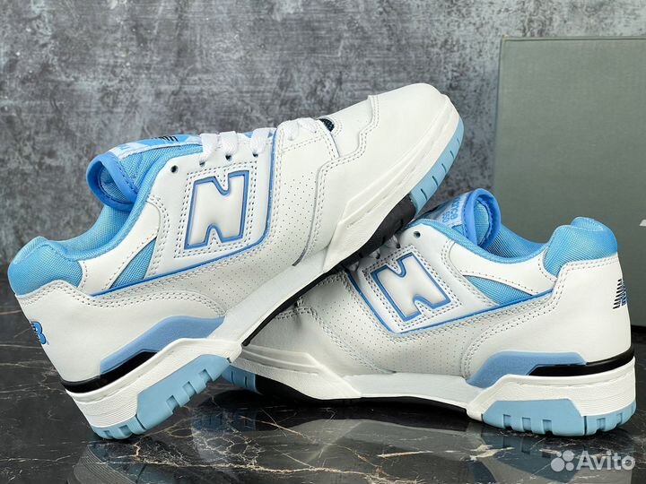 New Balance 550 UNC White University Blue