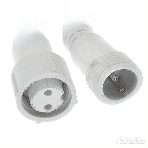 Гирлянда занавес уличный каучук 600 LED, 3 на 3 м