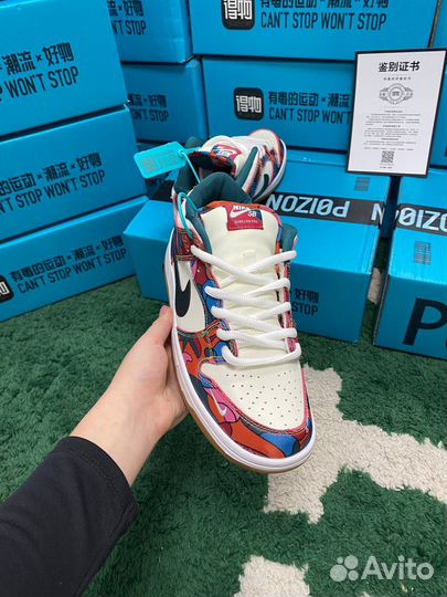 Nike SB Dunk Low Abstract Оригинал Poizon