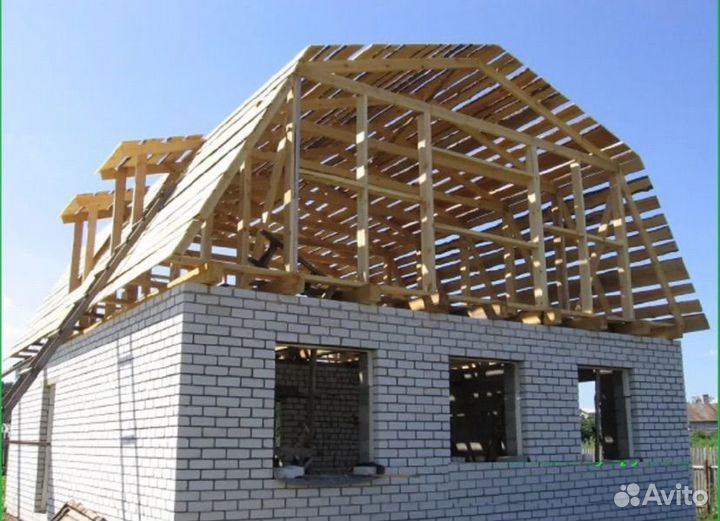 Крыша кровельные работы