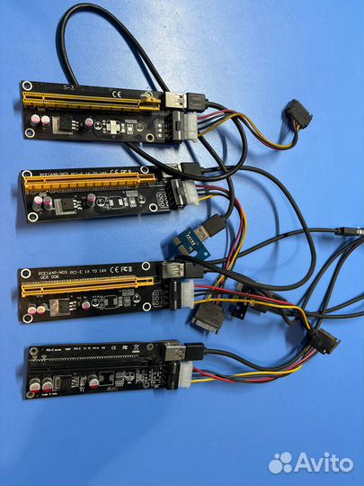 Райзер (переходник, адаптер) с PCI-E 1x на PCI-E 1