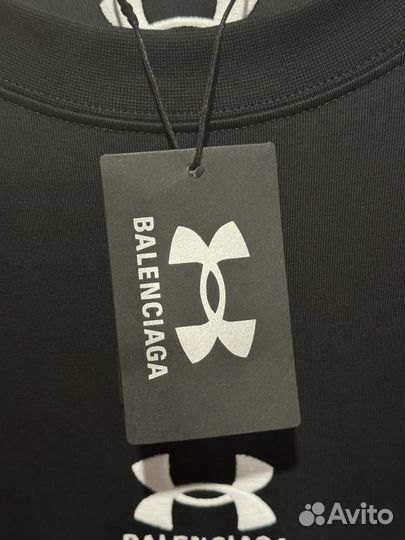 Balenciaga x Under Armour Oversized Black футболка