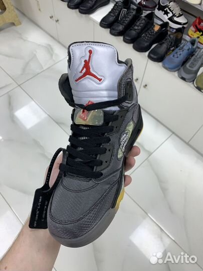 Nike air jordan 5 off white