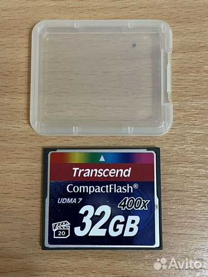 Карта памяти transcend compact flash CF 32GB 400X