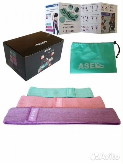Фитнес резинки, эспандер ленты новые