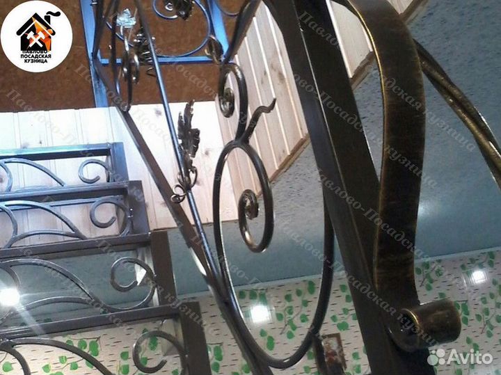 Кованные перила на балкон, для крыльца, лестниц