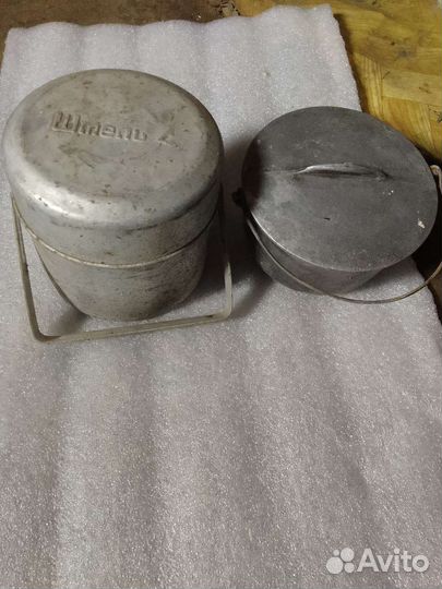 Примус бензиновый и котелок СССР