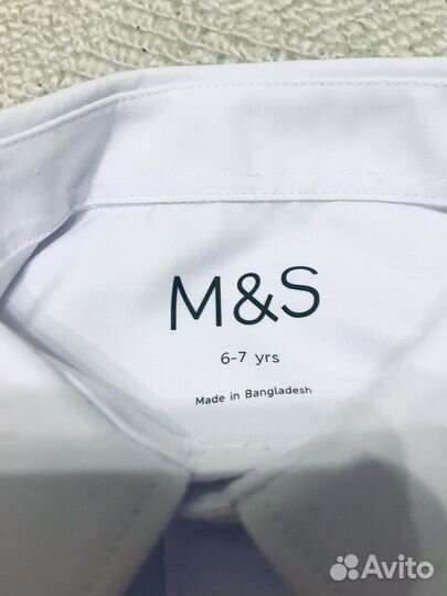 Рубашка школьная Marks&Spenser 122 см