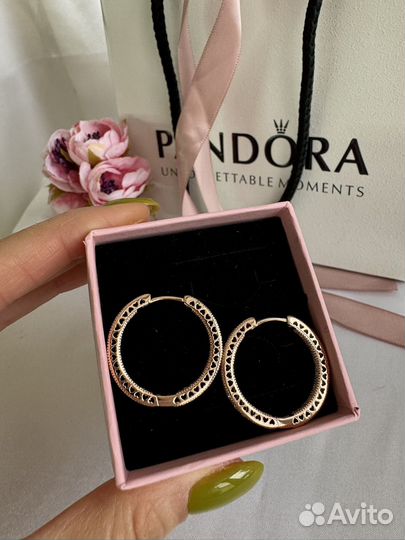 Pandora серьги