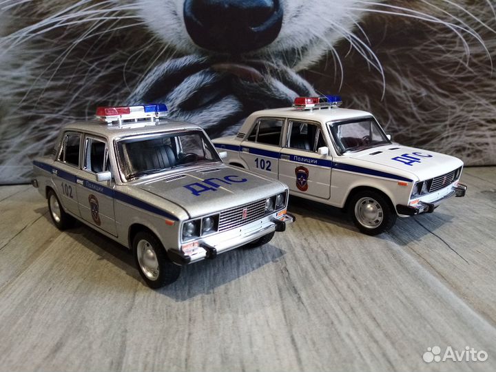 Ваз 2106 полицейский 1:24