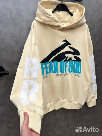 Худи Fear Of God x Rrr 123 (Premium Lux)