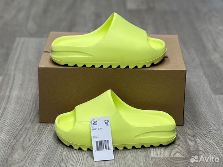 Сланцы Adidas Yeezy Slide Glow Green (36-45)