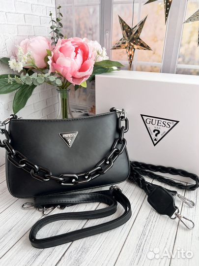 Сумка guess новая черная