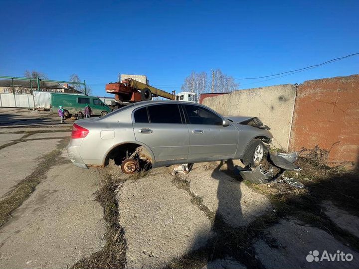 Nissan Skyline 2.5 AT, 2002, битый, 100 000 км