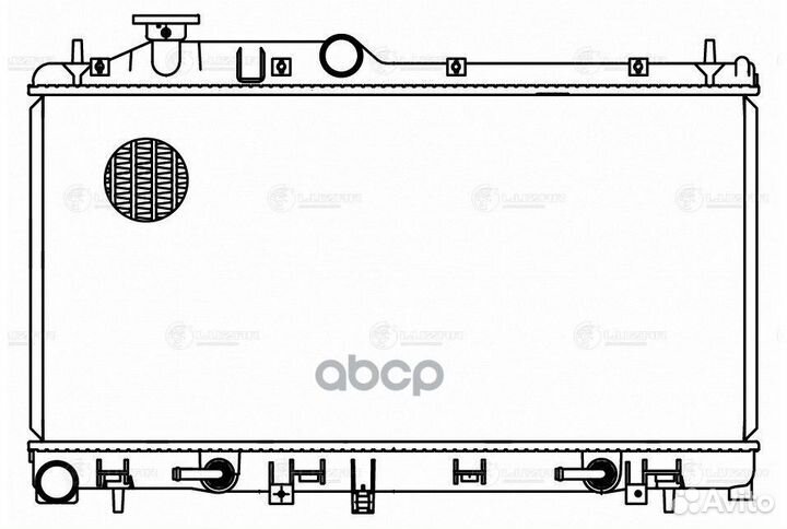 Радиатор охл. для а/м Subaru Forester S12 (08