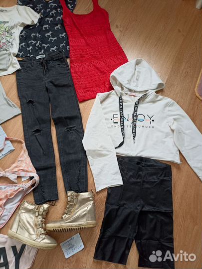 Пакет вещей на девочку рост 146