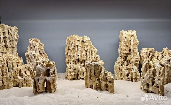 Камни песчаник для аквариума / грот меотис