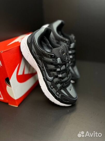 Nike P-6000 Black/Grey(Зима)