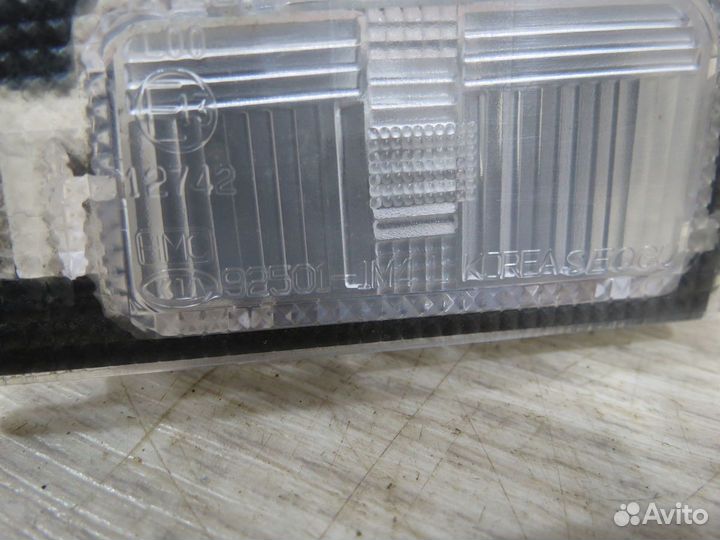 Фонарь подсветки номера Hyundai Solaris 2