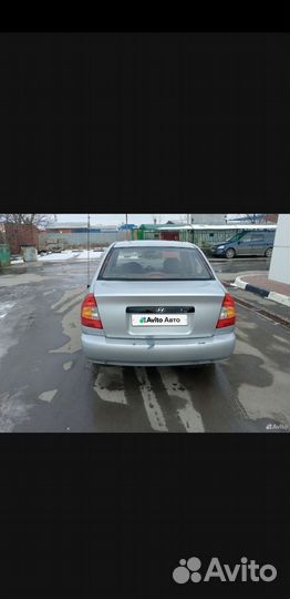 Hyundai Accent 1.5 МТ, 2006, битый, 155 000 км