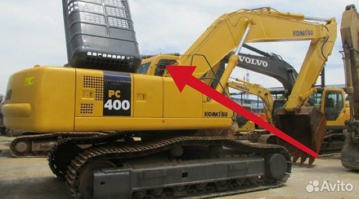 Стекло возле стрелы Komatsu 20Y-53-11841