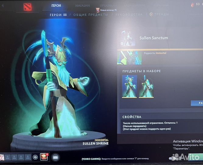 Immortal / collectors cache 2022 (dota 2)