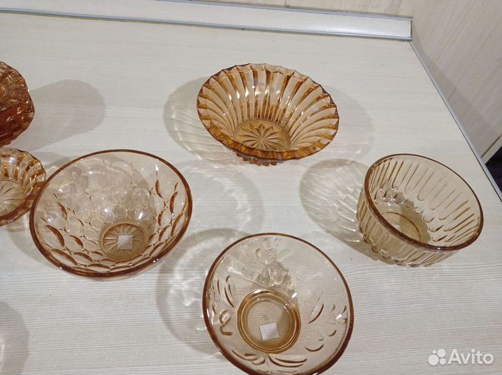 Цветное стекло,набор для варенья