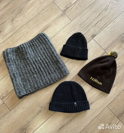 Шапка и снуд мужские