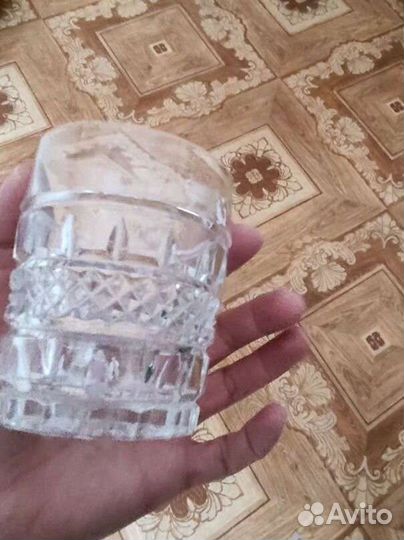 Хрустальные стаканы для виски. Богемия