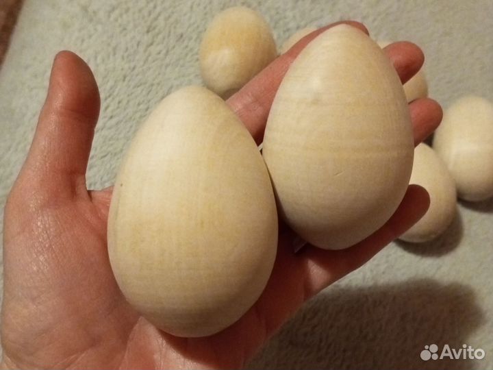 Яйцо деревянное заготовка 7 см